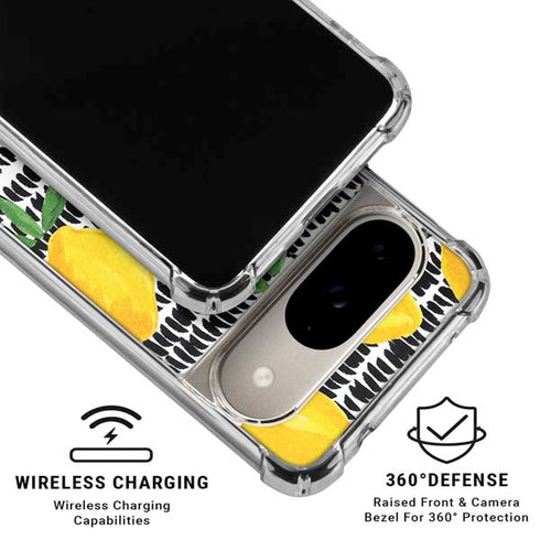 Bouffants and Broken Hearts Lemons 2 Google Pixel 10 Clear Case